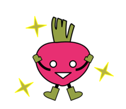 Sticker of pretty vegetables sticker #2767042