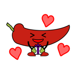 Sticker of pretty vegetables sticker #2767053