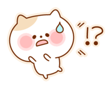 Kitty with pastel shades frame sticker #2767382