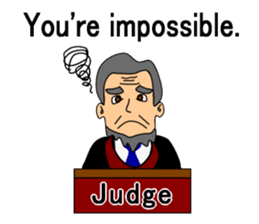 Presiding judge -English version- sticker #2768120