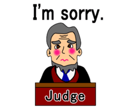 Presiding judge -English version- sticker #2768123