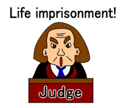 Presiding judge -English version- sticker #2768127