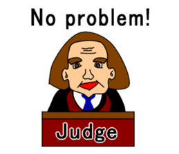Presiding judge -English version- sticker #2768129