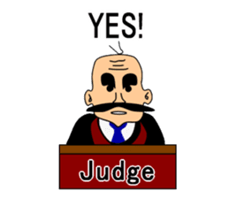 Presiding judge -English version- sticker #2768141