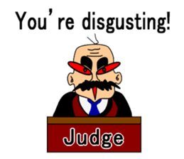 Presiding judge -English version- sticker #2768143