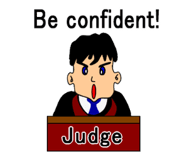 Presiding judge -English version- sticker #2768145