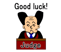 Presiding judge -English version- sticker #2768154