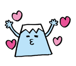 Lovely Mt.Fuji from Japan sticker #2769160