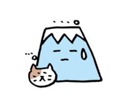 Lovely Mt.Fuji from Japan sticker #2769168