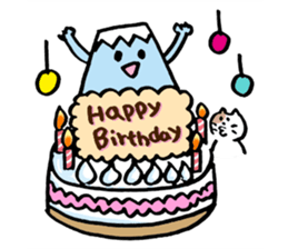 Lovely Mt.Fuji from Japan sticker #2769194