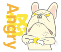 I love French Bulldog sticker #2770434