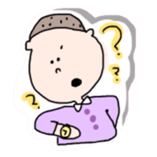 panda and boy and bear. sticker #2771042