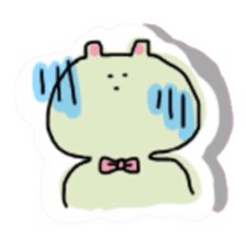 panda and boy and bear. sticker #2771065