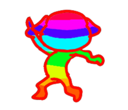 Colorful Dogs sticker #2771595