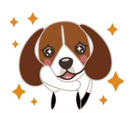 Beagle's stickers "KINAKOMBU" sticker #2771677