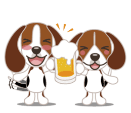 Beagle's stickers "KINAKOMBU" sticker #2771682