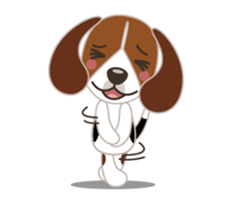 Beagle's stickers "KINAKOMBU" sticker #2771685