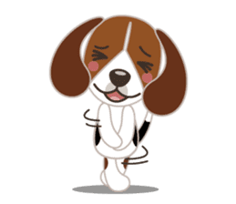 Beagle's stickers "KINAKOMBU" sticker #2771685