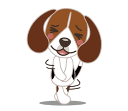 Beagle's stickers "KINAKOMBU" sticker #2771685
