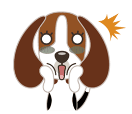 Beagle's stickers "KINAKOMBU" sticker #2771688