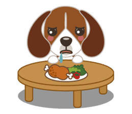 Beagle's stickers "KINAKOMBU" sticker #2771689