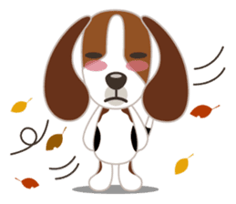 Beagle's stickers "KINAKOMBU" sticker #2771690