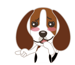 Beagle's stickers "KINAKOMBU" sticker #2771692