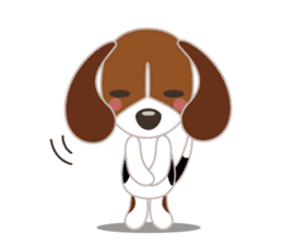 Beagle's stickers "KINAKOMBU" sticker #2771695