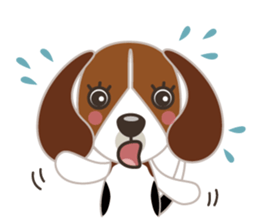 Beagle's stickers "KINAKOMBU" sticker #2771697