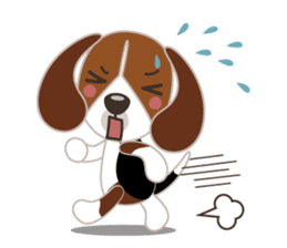 Beagle's stickers "KINAKOMBU" sticker #2771699