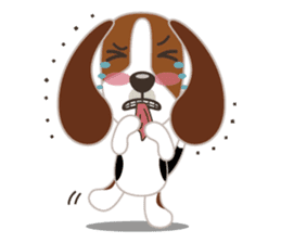 Beagle's stickers "KINAKOMBU" sticker #2771701