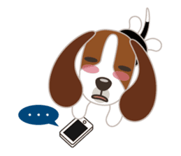 Beagle's stickers "KINAKOMBU" sticker #2771703