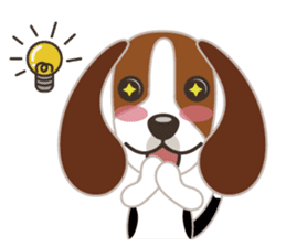 Beagle's stickers "KINAKOMBU" sticker #2771705