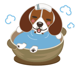 Beagle's stickers "KINAKOMBU" sticker #2771707