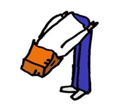 Paper-Bag Boy -Who are you?- in English sticker #2772121