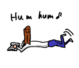 Paper-Bag Boy -Who are you?- in English sticker #2772133