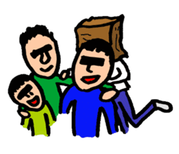 Paper-Bag Boy -Who are you?- in English sticker #2772141