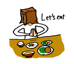 Paper-Bag Boy -Who are you?- in English sticker #2772146