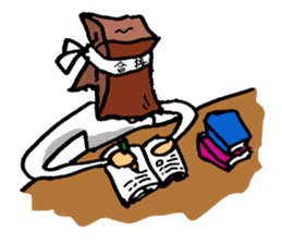 Paper-Bag Boy -Who are you?- in English sticker #2772150