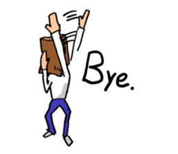 Paper-Bag Boy -Who are you?- in English sticker #2772151