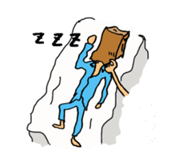 Paper-Bag Boy -Who are you?- in English sticker #2772153