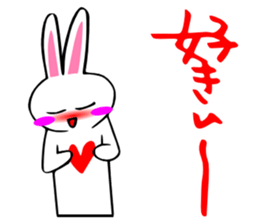 It aggravates and is a rabbit. sticker #2772755