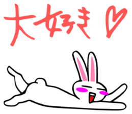 It aggravates and is a rabbit. sticker #2772757