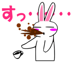 It aggravates and is a rabbit. sticker #2772759