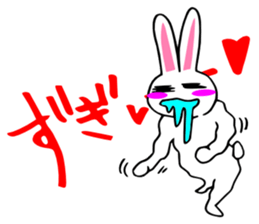 It aggravates and is a rabbit. sticker #2772761