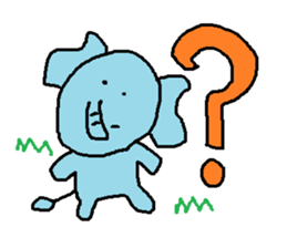 Nose is short elephant sticker #2772983