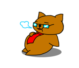 Suntan cat "RIMAN" sticker #2773128