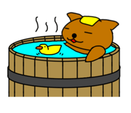 Suntan cat "RIMAN" sticker #2773150