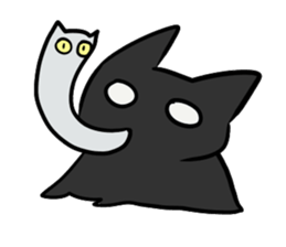 Life of black cat sticker #2774539