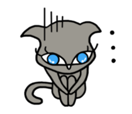 She is a celeb cat. sticker #2775338